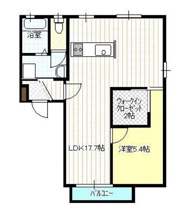 ファミール鎌田の物件間取画像